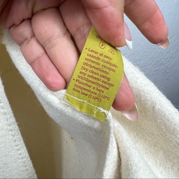 ❤️ Kuna One Button Alpaca Wool Wrap Coat - Picture 11 of 11